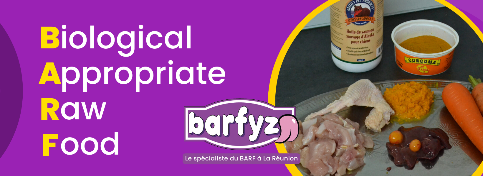 Barfyz Animalerie en ligne 974 | BARF naturel & Livraison Réunion