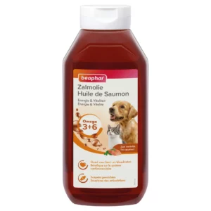 Huile de saumon Beaphar 940 ml – Chien & Chat – Oméga 3 et 6