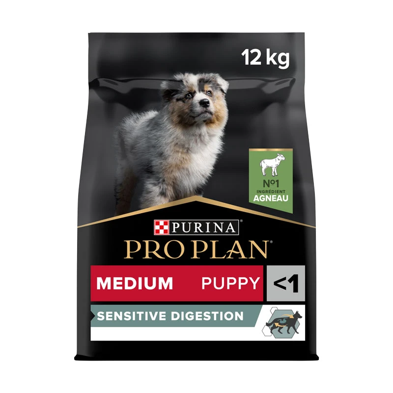 Pro Plan Chiot Medium à l’Agneau – 12kg