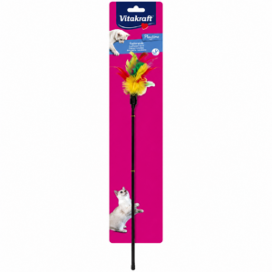 Jouet pour chat Playtime Plumeau Feather Stick – Vitakraft