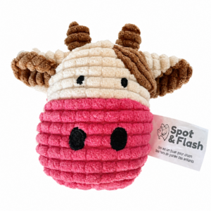Jouet peluche Vache pour chien – Spot & Flash