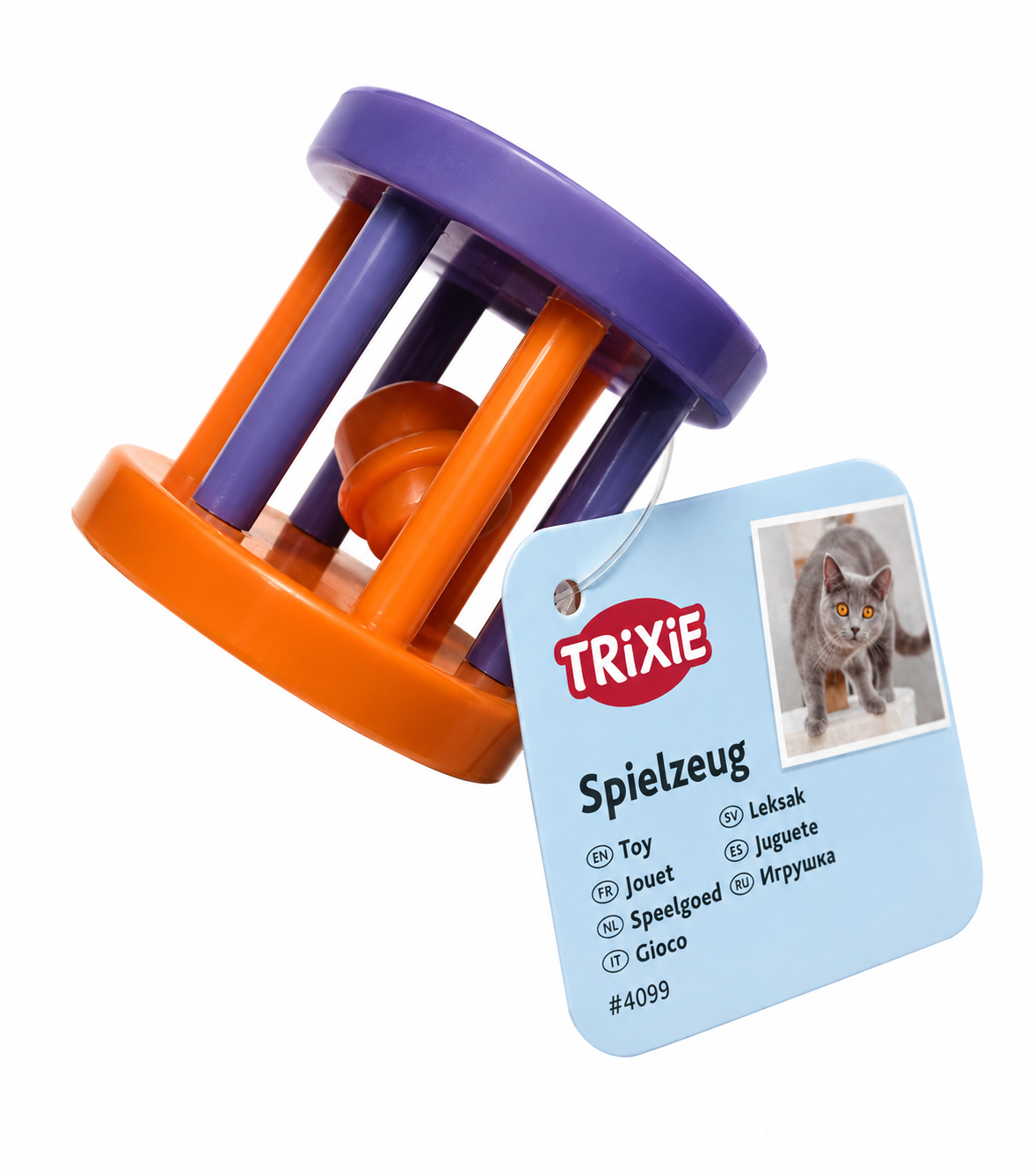 Jouet rouleau à grelot pour chat – Trixie