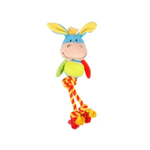 Jouet chien Polly Âne Tennis 25 cm – Flamingo